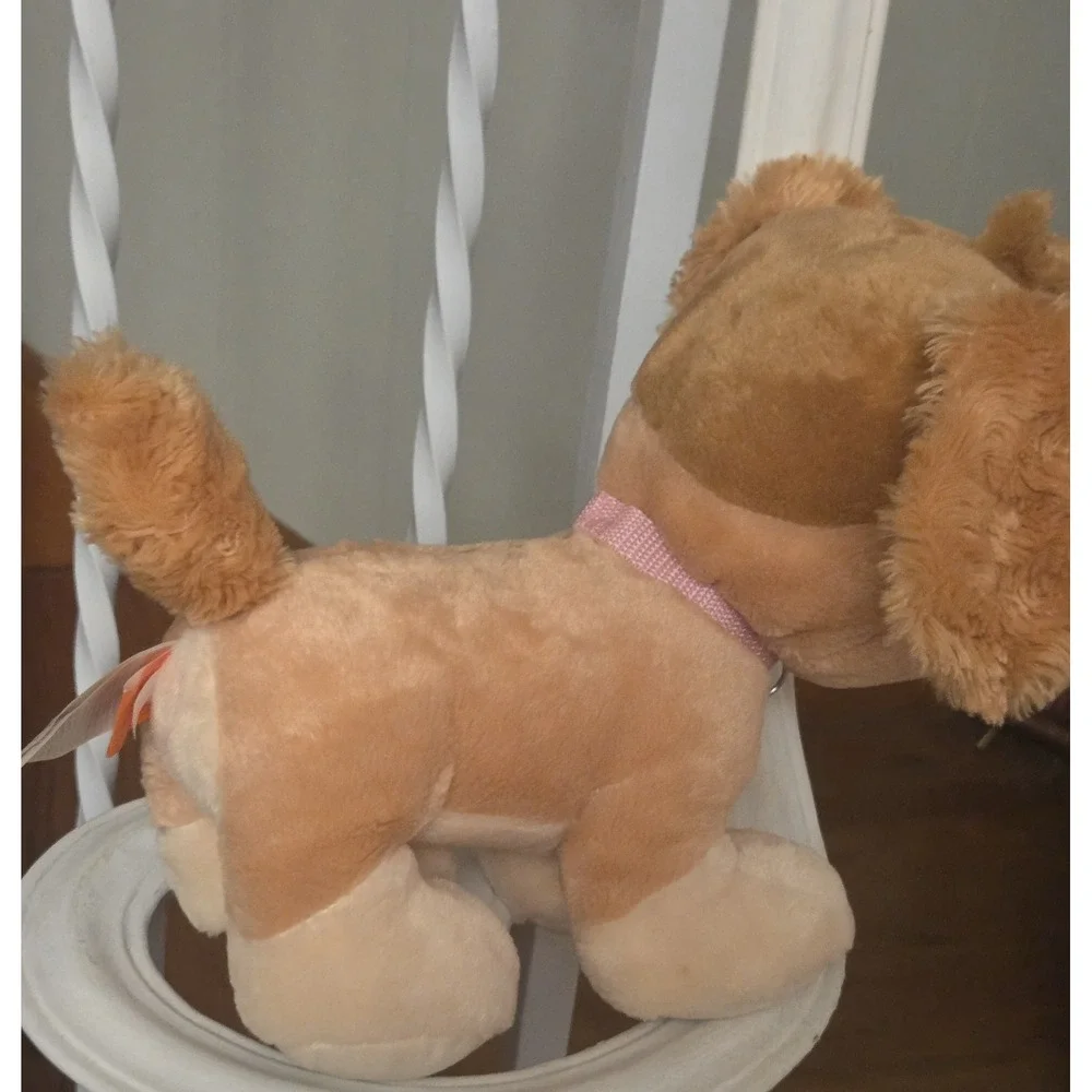 Skye PAW Patrol Dog Plush Build A Bear Workshop Nickelodeon Pink Eyes Collar EUC